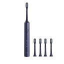 Brosse à dents électrique sonique 4 têtes 4 modes de nettoyage 360° étanche Charge sans fil Têtes antibactériennes autonomie de la batterie 150 jours 3