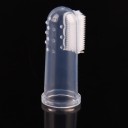 Brosse à dents en silicone avec étui pour chiens et chats 11