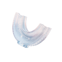 Brosse à dents pour enfants en forme de U 360° Brosse à dents douce avec tête en silicone pour enfants Brosse avec poils doux pour gencives sensibles 1-6 ans 10,3 x 5 cm 3
