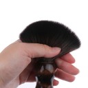 Brosse à raser douce 10,5 x 3,5 cm Brosse à raser en nylon avec poignée en bois Brosse à mousse pour salon de barbier et usage domestique 6