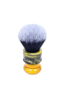 Brosse à raser pour homme 53 x 24 mm Fibres synthétiques Poignée ergonomique en résine 48 x 38 mm Brosse à raser pour le rasage humide 2