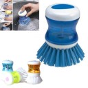 Brosse à vaisselle avec distributeur de liquide vaisselle 1