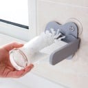 Brosse à vaisselle pour verres avec ventouses Nettoyage intérieur et extérieur en même temps Fixation au fond ou au mur de l'évier Plastique PP et PVC 4