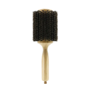 Brosse de coiffure ronde professionnelle pour cheveux avec poils de sanglier Poignée en bois 22,5×8×11,1 cm Brosse de coiffage pour coiffures lisses, ondulées et bouclées 1