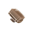 Brosse de massage en silicone pour shampooing 5,9×7,8 cm Peigne de massage pour cuir chevelu Peigne de lavage pour cheveux Outil de salon de coiffure relaxant 9