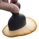 Brosse de nettoyage 9,7x2,6x5 cm pour l'intérieur de la voiture, le clavier et la climatisation Poils doux et fins avec capuchon Outil détaillé 2