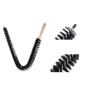 Brosse de nettoyage flexible 75 cm Brosse longue pour le nettoyage des tuyaux et de la poussière Poignée en bois Nettoyage des sèche-linge, des radiateurs et sous les meubles 4
