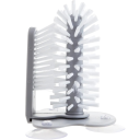 Brosse de nettoyage pour vaisselle avec ventouse Nettoyeur de vaisselle pour évier Brosse de nettoyage de cuisine Accessoires de cuisine 17,5 x 14 cm 1