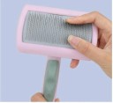 Brosse de toilettage pour chiens et chats Éliminateur de poils pour chiens et chats Brosse unilatérale pour chiens et chats 18 x 11,7 cm 2