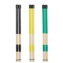 Brosse di bambù per batteria 40 cm 1 paio bacchette per batteristi di alta qualità per jazz batteria acustica ed elettronica vari colori 10