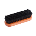 Brosse en crin de cheval avec poignée en bois 11,7 x 4,3 x 3,3 cm Brosse de nettoyage naturelle pour chaussures, meubles et surfaces Entretien domestique 6