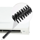 Brosse flexible longue de nettoyage 70 cm Brosse de nettoyage pour tuyaux et poussière Poignée en bois Brosse pour sèche-linge, radiateur 5