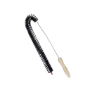 Brosse flexible longue de nettoyage 70 cm Brosse de nettoyage pour tuyaux et poussière Poignée en bois Brosse pour sèche-linge, radiateur 7