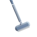Brosse multifonctionnelle pour poils d'animaux de compagnie 45x18 cm Longue poignée 3 en 1 Rouleau pliable Nettoyage des tapis, canapés, fenêtres et vêtements 8