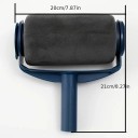 Brosse tambour auto-amorçante 20 x 21 cm pour peindre les murs Pinceau à peinture en latex Grande brosse à rouleau pour une application rapide 3