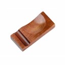 Bruine houten standaard voor eetstokjes en bestek opberghouder in Japanse stijl 7 x 3 cm/4,2 x 1,5 cm 1