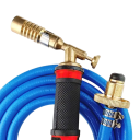 Brûleur de soudure à flamme avec tuyau de 2,5 m Outil de brasage en cuivre et aluminium Brûleur à gaz manuel pour le brasage de tubes Réparations Travaux de plomberie 2