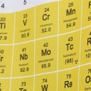 Bruseforhæng med det periodiske system af elementerne 3