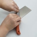 Brúsenie nožov s diamantovým povrchom Plochá brusná destička so šesťuholníkovým vzorom Pre ručné brúsenie Rozmery 15 x 6,3 cm 4