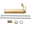 Βρύση νιπτήρα με καταρράκτη 31x12 εκ. Γυαλιστερή επιφάνεια Κομψή βρύση με τοποθέτηση σε επιφάνεια Μονοοπή βρύση μπάνιου 3