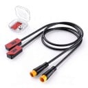 Brzdové senzory pro hydraulické brzdy Vypnutí motoru při brzdění Kabel 76 cm Konektor 3pin Magnetický snímač Černé Pro elektrokolo BAFANG 1