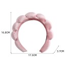 Bubbel-Haarband 17,5 x 16,8 x 3,7 cm Gepolstertes Volumen-Haarband Weiches 3D Damen- und Mädchen-Haaraccessoire Modisches Zubehör 4