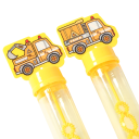 Bubble Containers with Construction Vehicle Design 10 pcs 14 cm Plastic Yellow Bottles for Bubbles without Liquid Decoration for Children's Party 2
