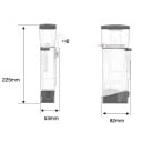 Bubble Magus MiniQ Schaumskimmer für Meerwasseraquarien bis 75 l USB-Netzteil 5 V kompakter Nano-Proteinskimmer für Salzwasser und Korallen 5