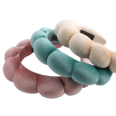 Bubblig hårband 17,5 x 16,8 x 3,7 cm Polstrat bubblig hårband Mjukt 3D dam- och flickhåraccessoar modeaccessoar 3