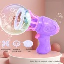 Bublifuk electric în formă de unicorn cu recipient pentru soluție de bule pentru copii trei variante de culoare violet, roz, albastru 7