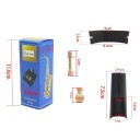 Bucșa 3,4 x 7,5 x 2,95 cm cu deschidere + clemă din piele 8,4 x 9 x 2,5 cm Accesorii pentru clarinet Piele de calitate și plastic Prelucrare fină 3