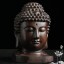 Buddha decorativ din mahon 5