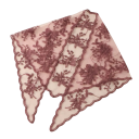 Bufanda de encaje romántica 130 x 45 cm Bufanda triangular para la cabeza y el cuello Diadema floral Accesorio ligero y plegable Cuatro estaciones 1