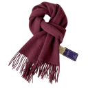 Bufanda de mujer 135–175 cm Bufanda de lana suave de un solo color con extremos desflecados Accesorio de moda elegante y cálido adecuado para el otoño y el invierno 10