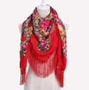 Bufanda de mujer con flores J3277 4