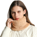 Bufanda de mujer peluda 25 x 15 cm Cuello cálido y suave de poliéster fino Accesorio elegante de invierno para uso diario y ocasiones especiales 5