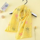 Bufanda de primavera/otoño para niña con estampado J884 5