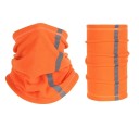 Bufanda deportiva para hombres de hasta 60 cm de poliéster de un solo color con franjas laterales Accesorio ligero y cálido 5