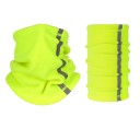 Bufanda deportiva para hombres de hasta 60 cm de poliéster de un solo color con franjas laterales Accesorio ligero y cálido 4