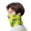 Bufanda deportiva para la cara con diseño de rana verde, bufanda de poliéster transpirable, protección contra el sol y el polvo para deportes 2