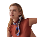 Bufanda estrecha femenina variable 88 x 11 cm Bufanda de moda delgada para el cabello y el cuello Diadema para mujeres Accesorio para el bolso Cuatro estaciones 4