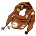 Bufanda infantil con pompones J597 24