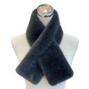 Bufanda para mujer 80–100 x 11,5 cm Bufanda de piel sintética suave y cálida Accesorio de moda invernal elegante y cómodo Bufanda 10