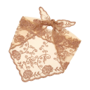 Bufanda triangular de encaje 130 x 45 cm Pañuelo floral para el cabello y el cuello Diadema ligera accesorio de viaje Cuatro estaciones 14