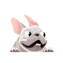 Bulldog bilklistermærke 8