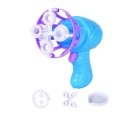 Bulle à savon électrique en forme de licorne avec réservoir à bulles pour enfants trois variantes de couleur violet rose bleu 1