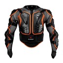 Bunda de motocicleta unissexo com proteção corporal total Protetor de costas, peito, cotovelos, ombros Enduro Motocross Racing Rede Lycra Plástico Cinto lombar 3
