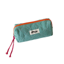 Bunt kariertes Federmäppchen, große Kapazität, Schreibwarentasche für Mädchen, stilvolle Kosmetiktasche, Aufbewahrungstasche für Reisen und Schule 3