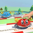 Bunte Aufziehkrabbe 12,3 x 6,2 x 6,5 cm Spielzeug für Kinder mit Hin- und Herbewegung Keine Batterien Motorische Entwicklung 4