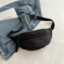 Bunte Damen-Gürteltasche, 35 x 15 x 9 cm, wasserdichte Umhängetasche, Halbmondform, großes Fassungsvermögen, Reise-Reißverschluss, Handtasche, Crossbody-Stil 4